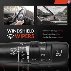 A-Premium Front Rear Windshield Wiper Switch Lever Compatible with Hyundai