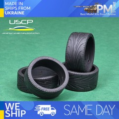 USCP-19-1FR 1/24 F+R Good year Egale F1 Rubber model