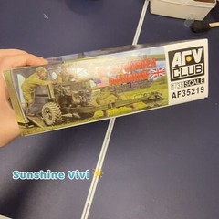 NEW AFV Club AF35219 1:35 British QF Mk 4 6-Pdr Anti-Tank Gun Carriage Artillery