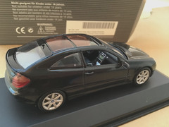 1/43 MINICHAMPS Mercedes Benz , C class coupe, sport,met. Black, mint+++!