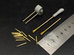 Chuan Yu 1/35 FlakPz Gepard Metal Brake Gun Barrels Ammo for Takom 2105