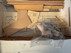 Tin Lizzy Crafts Vintage Wood Model Ford Model T Fire Engine 1:22