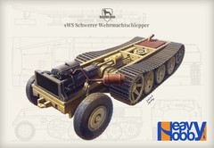 Heavy Hobby&Dragon 72010 1/72 German Schwerer Wehrmachtschlepper (sWS) Model Kit