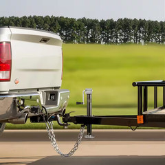 A-Frame Trailer Jack, 5000 Lbs. Load, Jack Stand with Handle & Rectangular Footp