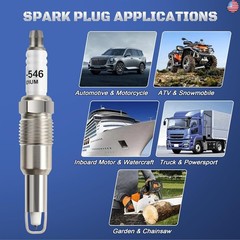 Iridium Spark Plugs 8 Pack SP515 SP546 Compatible with 2004 2005 2006 2007 2008