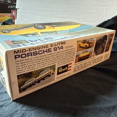 Revell Porsche 914 Yellow 1:25 Car Model Kit H-1317 1971 Compete Sealed Parts