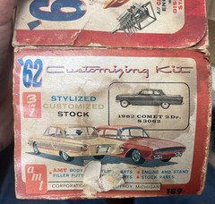 AMT S3062 1962 Mercury Comet Display Box Built Vintage Car Model KIT 1/25 McM