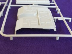 1972 FORD F250 CAB FLOOR , SIDE PANELS , SEAT from Moebius 1:25 Model Kit 67-72