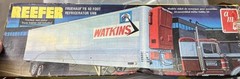 AMT t507 Watkins Reefer Fruehauf TRAILER 1/25 Model Car Mountain KIT niob