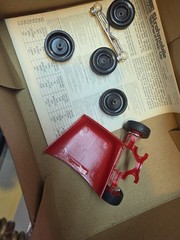 MONOGRAM 1955 FORD PICK-UP STROHMOBILE 1:24 MODEL KIT Partially Completed.