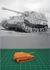 1/144 WWII German Ferdinand Tank Destroyer (fine detail) Resin kit (#GER559)