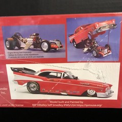 ATLANTIS H7172 MONGOOSE McEWEN ‘57 CHEVY FUNNY CAR MODEL KIT-NIB-1:24 SCALE