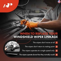 A-Premium Windshield Wiper Linkage Compatible with Select Toyota Models –