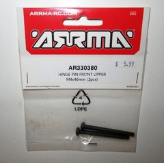 HINGE PIN FRONT UPPER M4 X 46MM 2PCS – ARA330380