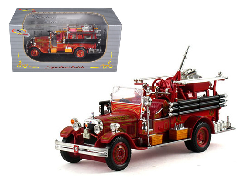 Signature Models 32380 1931 Seagrave Fire Engine Truck Red 1/32 Diecast Model