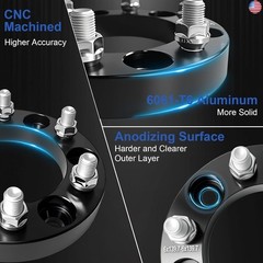 6×5.5 Wheel Spacers Fit for Tahoe, Avalanche, Yukon XL, Frontier Pro-4X, 1 inch