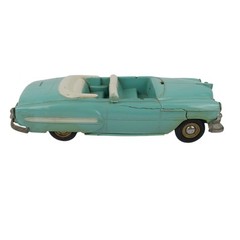 Vtg Turquoise 1953 Chevrolet Bel Air Convertible Bank AMT Dealer Promo Model