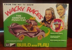 1:25 Wacky Races: Compact Pussycat Figure Snap MPC Model Kit Penelope Pitstop
