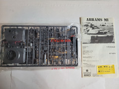 1-72 armor model kits ESCI M1 Abrams Tank Kit #8070, OOP
