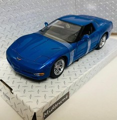 New 2003 CORVETTE Z06 Electron Blue 1:24 Scale Maisto Special Edition Die-cast