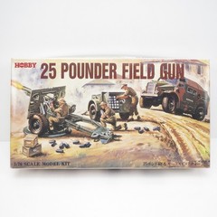 WWII British 25 Pounder Field Gn & Armored Vehicle Vintage Hobby 1/76 Model Kit