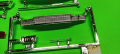 1976 Chevy Caprice 1/25 Chrome Front Rear Bumper Grill Amber Tail Lights MPC