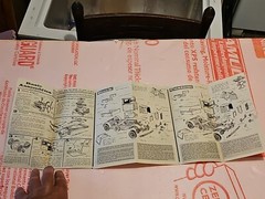 Vintage 1935 AMT Ford Pickup Trophy Series Kit Instructions ONLY