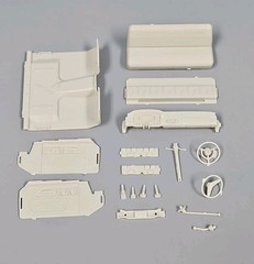 Moebius 1/25 1966 FORD F-100 CUSTOM CAB 4X4 PICKUP INTERIOR AND RELATED PARTS