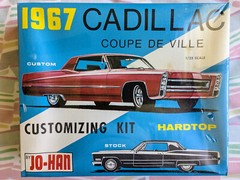 ULTRA RARE! FACTORY-SEALED ORIGINAL JOHAN 1967 CADILLAC COUPE DE VILLE KIT *NIB!