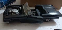 Vintage 1988 Monogram 1958 T Bird Elvira macabre mobile Model Box & Parts AS IS