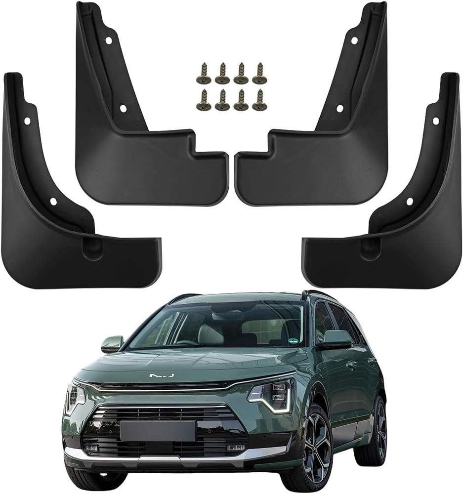 Mud Flaps for 2023 2024 2025 Kia NIRO Hybrid Mud Guards Splash Guards No Drillin