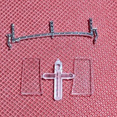 Windshield & Frame 1929 Mercedes SSK 1:24 scale model car part Lindberg
