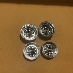 1 25 scale model parts 66 Nova Street Machine Custom Wheels Only