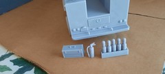 emergency squad 51 model kit. 1/25 scale high detail resin assembly required