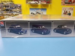 AMT ERTL HOT ROD ’34 FORD CPE, ’40 FORD SEDAN & ’37 CHEVROLET CABROLET SET NEW