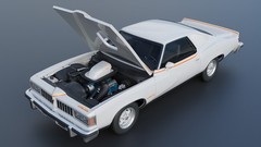 ABS-LIKE RESIN 3D PRINTED 1/25 1977 PONTIAC CAN AM LEMANS FULL KIT