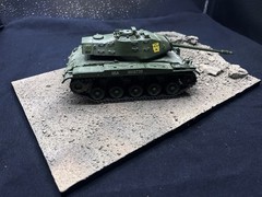 1/35 Scale Military Diorama Base Terrain Display Model Soldiers Figures Diecast
