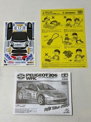 TAMIYA 19702 Radio 4WD PEUGEOT 206 WRC (TR-1 Chassis)