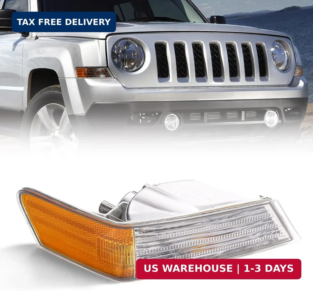 Turn Signal Light ,Corner Lamp Lights blinker, Right For Jeep Patriots 2007-2017