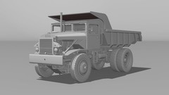 1/25 Euclid R-15 Complete Kit with Cummins 6 Inline Engine