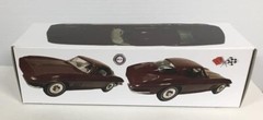 1965 Chevy Corvette Coupe Milano Maroon Custom Promo Model BOX ONLY NO CAR