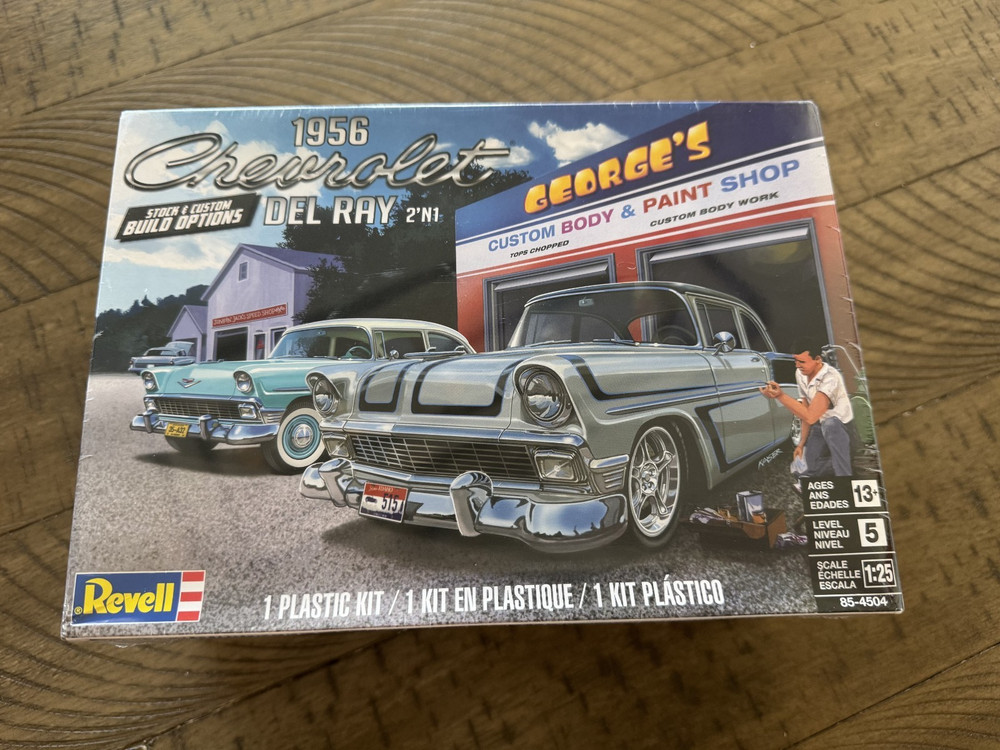 Revell 1956 Chevy Del Ray 1/25 2’n1 Model Kit # 85-4504 New F/S