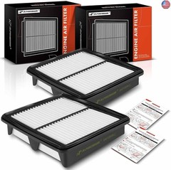 A-Premium 2-PC Engine Air Filter Compatible with Infiniti M35 2009-2010, M37