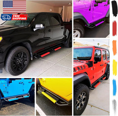 6 Inch Running Boards Compatible with 2019-2025 Chevy Silverado/Gmc Sierra 1500