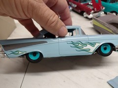 Model Junkyard/parts Plastic Custom Vintage Car Lot Of 7 Custom -57 Chevys