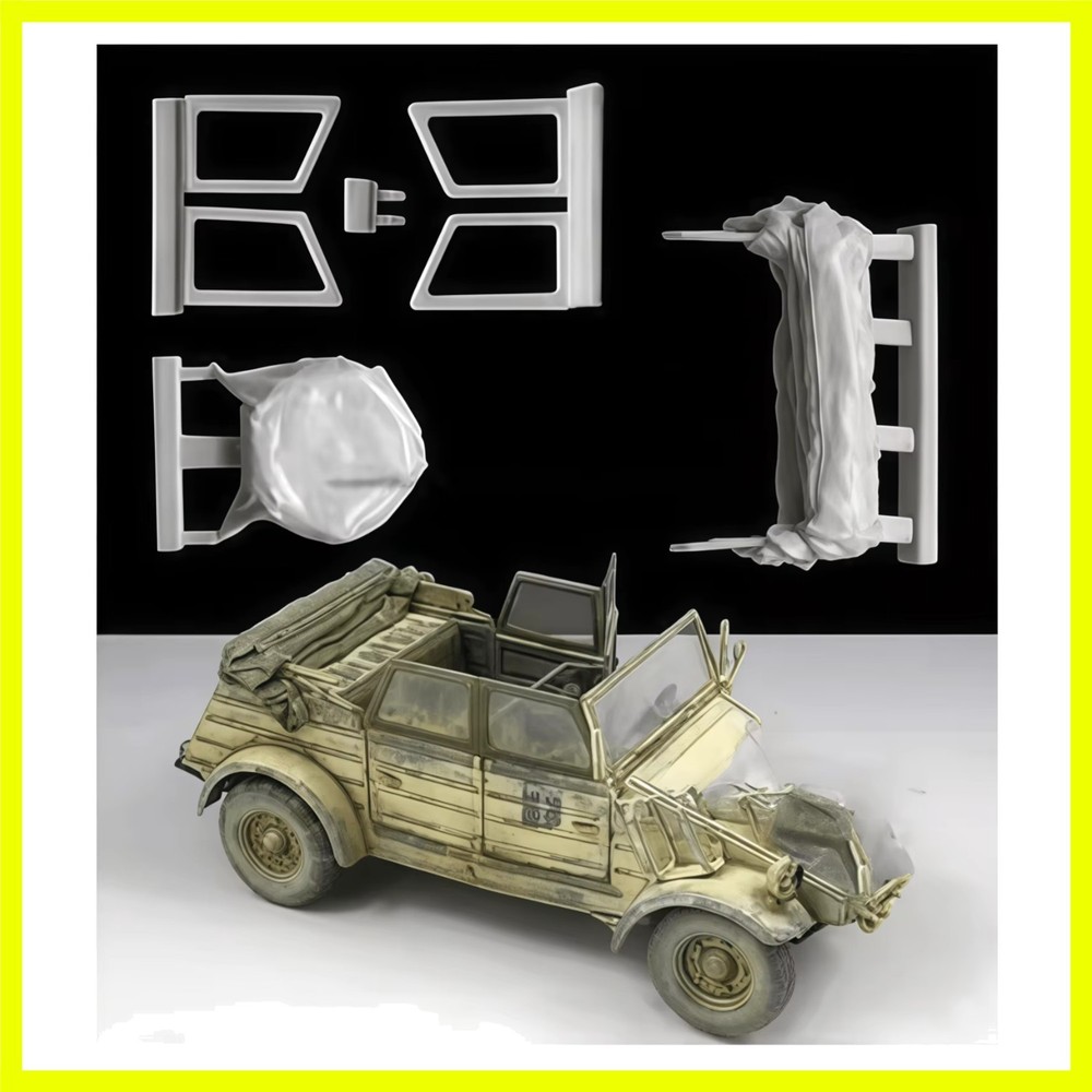 1:35 Casting Resin Model Assembly Kit, GK, Vehicle Debris, Unpainted, Needs T…