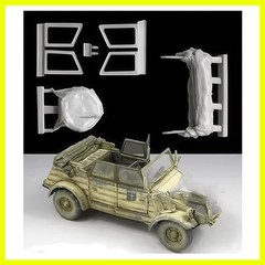 1:35 Casting Resin Model Assembly Kit, GK, Vehicle Debris, Unpainted, Needs T…