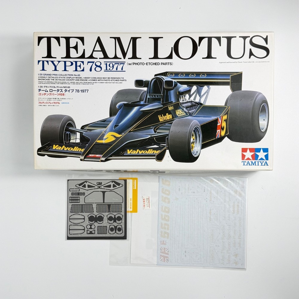 TAMIYA 1/20 LOTUS TYPE78 with NEW DECALS &PE PARTS Item20004 from Japan3