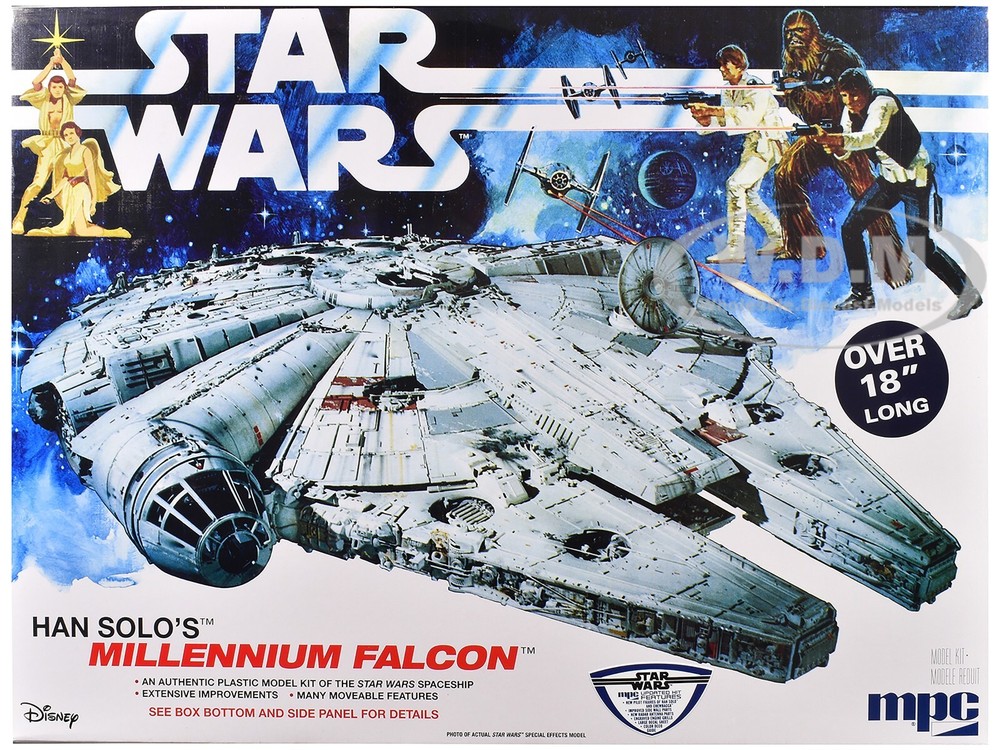 SKILL 3 MODEL KIT MILLENIUM FALCON “STAR WARS: A NEW HOPE” 1/72 BY MPC MPC953