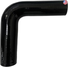 ID 1.5″ to 1.75″ 90 Degree Reducer Silicone Elbow Coupler, 7″ Leg Length